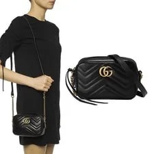 Gucci — Gucci GG Marmont Matelassé Mini 448065 DTD1T 1000 74981920 — Handbag — resale