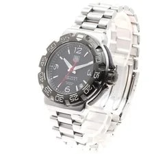 Tag Heuer — TAG Heuer Formula 1 WAC1110-0 Date Quartz Black SS/Rubber Auth — Watch — resale