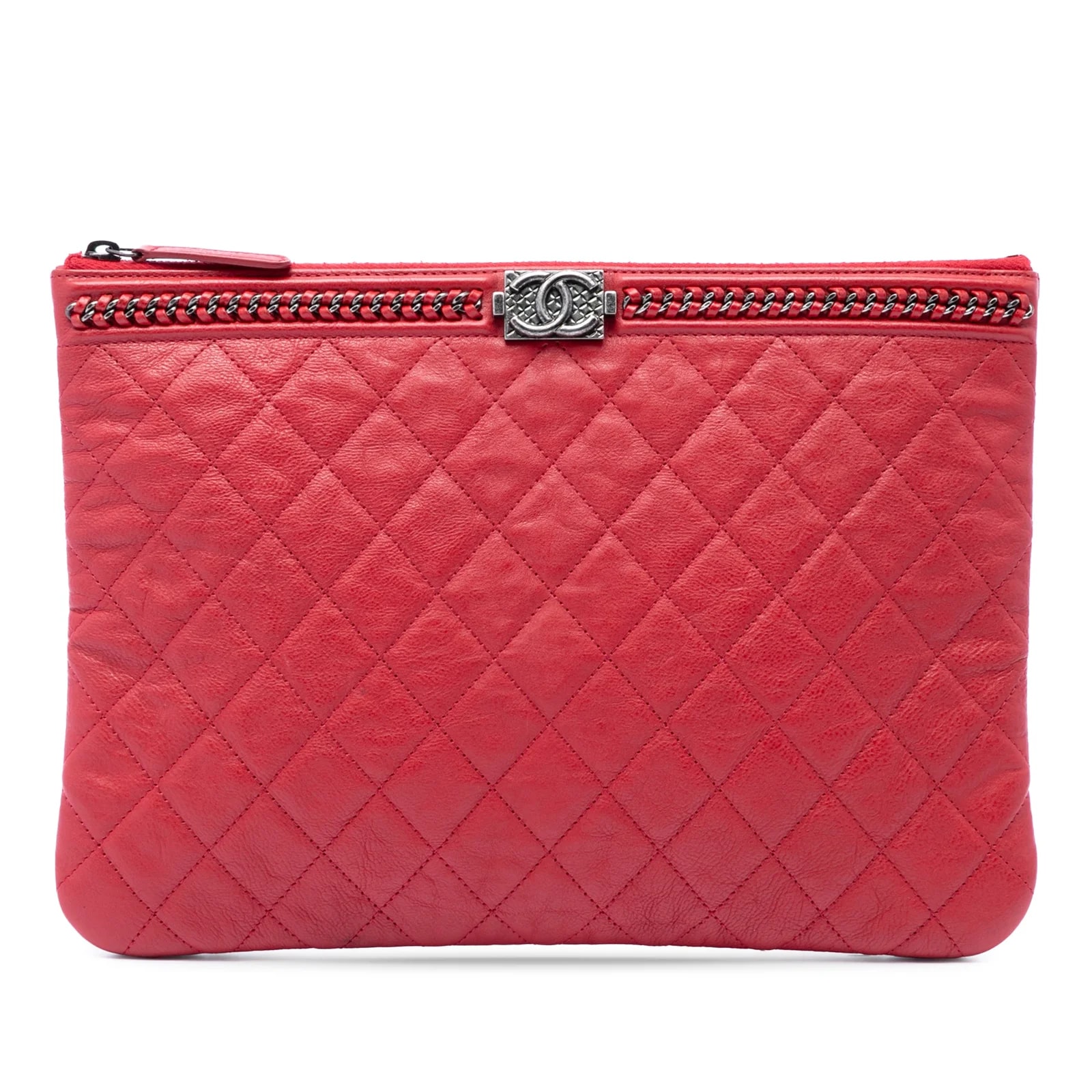 Chanel — Medium Chain Boy O Case — Handbag — resale