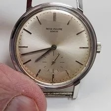 Patek Philippe — Very Patek Philippe Calatrava 35 Mm Steel Automatic 3466 Circa 1960 — Watch — resale