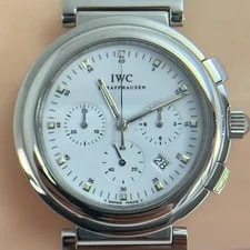 IWC — IWC Da Vinci IW3728 Quartz Blue Leather Strap — Watch — resale