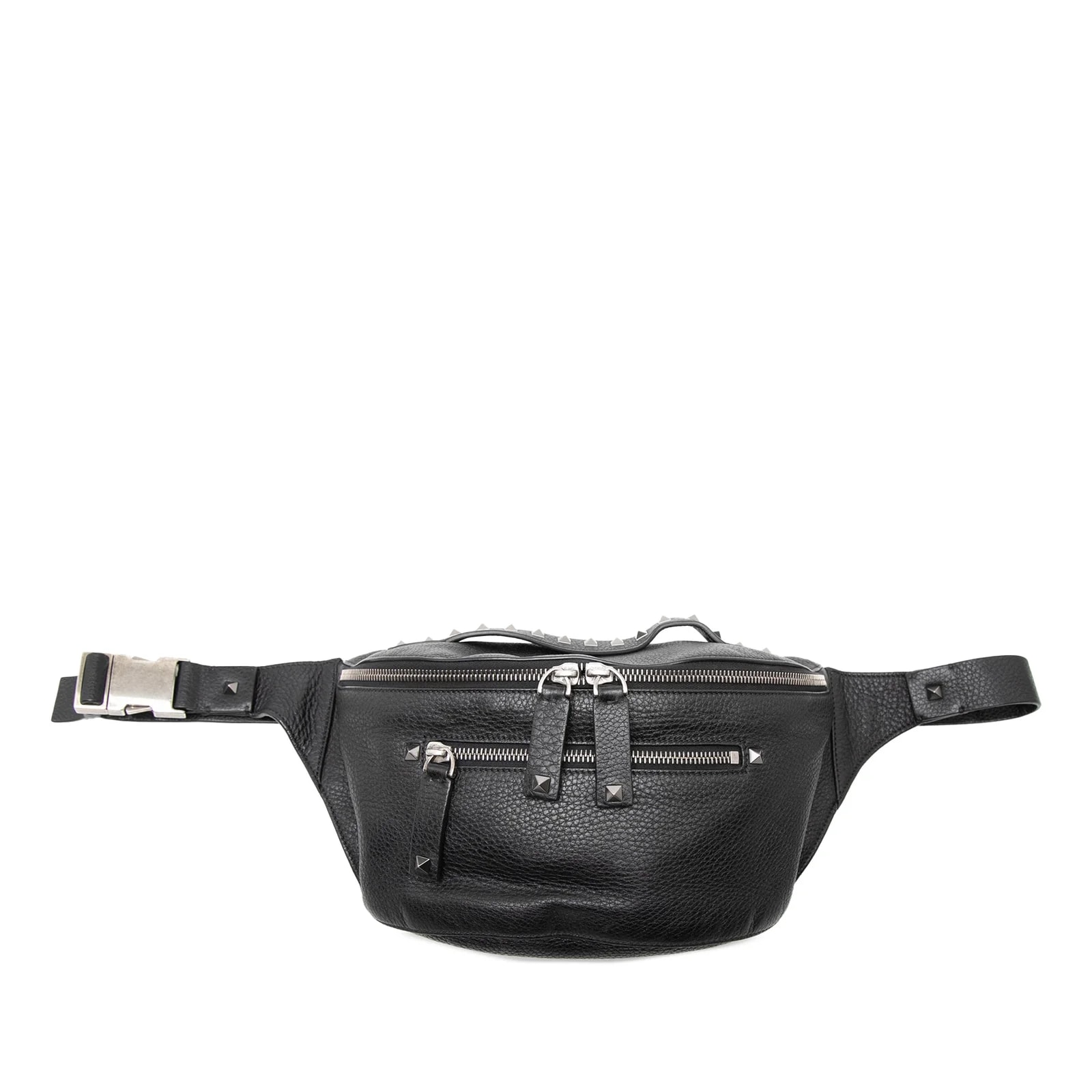 Valentino — Pebbled Rockstud Belt — Handbag — resale