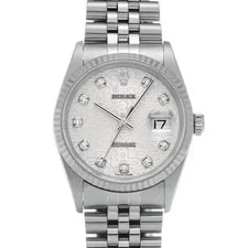 Rolex — Rolex Datejust 16234G 36mm Stainless Steel Silver #WW1424 — Watch — resale