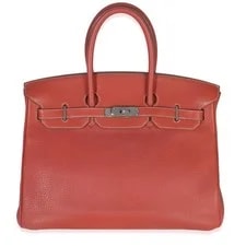 Hermès — Hermès Sanguine Verso Birkin 35 PHW — Handbag — resale