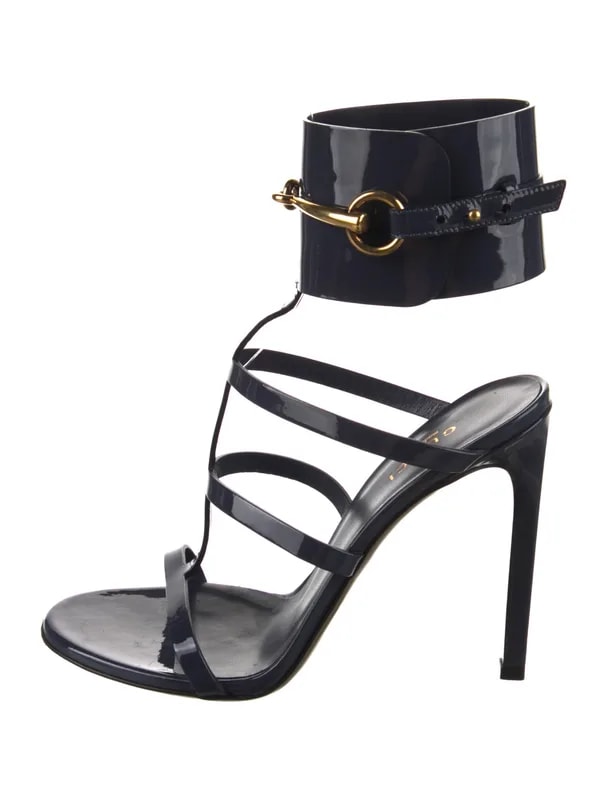 Gucci — Horsebit Accent Gladiator — Designer Shoe — resale