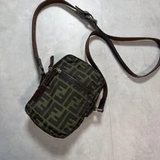 Fendi — Fendi Logo Compact Crossbody Auth — Handbag — resale