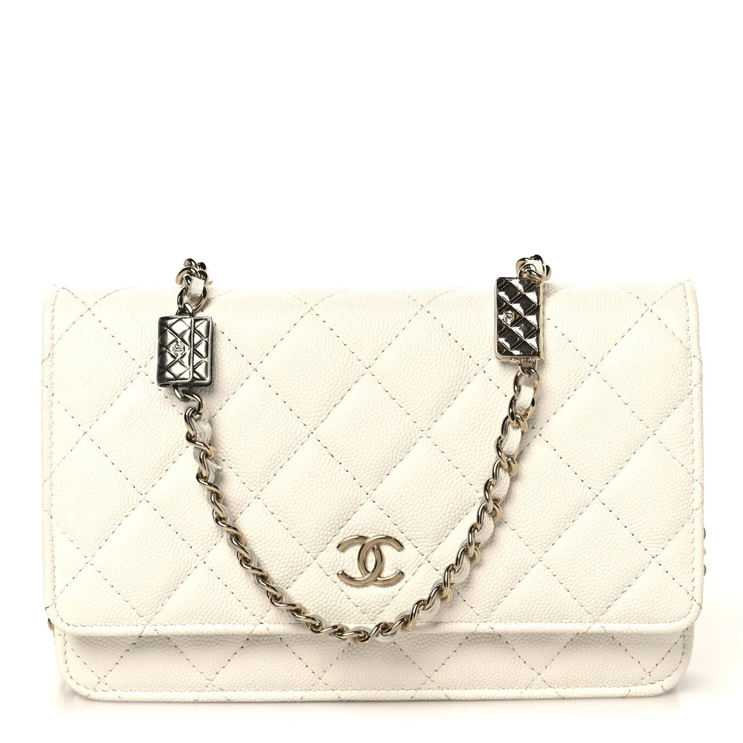 Chanel — Shiny Flap Charm Wallet on Chain WOC — Handbag — resale