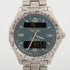 Breitling — Breitling Chronospace A56012.1 SS QZ Blue Dial — Watch — resale