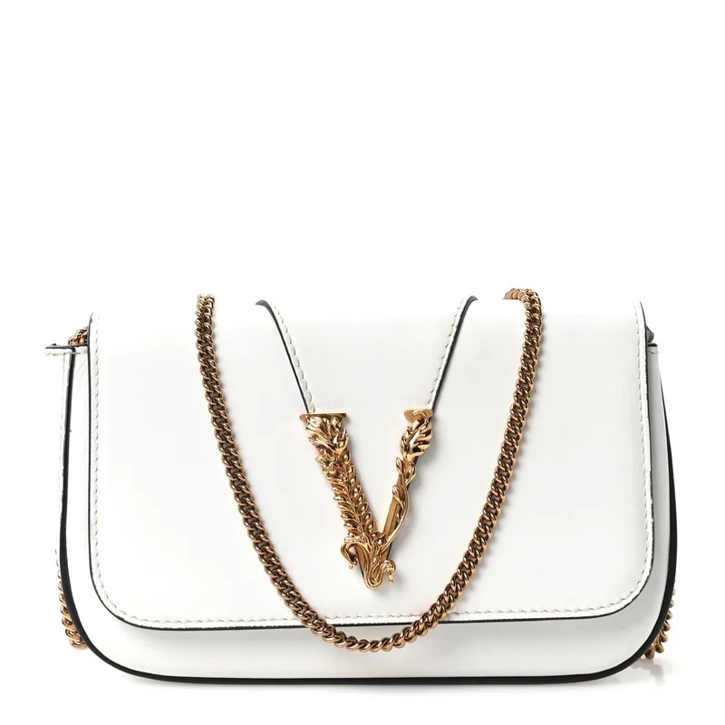 Versace — Vitello Virtus Mini Chain — Handbag — resale