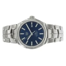 Tag Heuer — TAG Heuer Link Date Caliber 5 WBC2112 SS Blue Automatic — Watch — resale