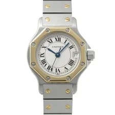 Cartier — Cartier Santos Octagon SM W2001683 Ivory — Watch — resale