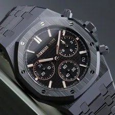 Audemars Piguet — Audemars Piguet Royal Oak 41mm Black Ceramic Dial & Bezel Integrated 26240CE — Watch — resale