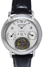 Audemars Piguet — Audemars Piguet Jules Audemars Tourbillon Platinum Silver Dial Date Auto 25718PT — Watch — resale
