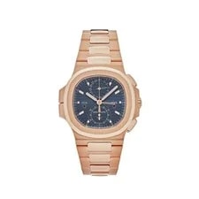 Patek Philippe — Patek Philippe Nautilus 5990/1R-001 Travel Time Chronograph Rose Gold Blue Dial — Watch — resale