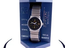 Breitling — NEW OLD Stock Stunt Sicura (Breitling) Stainless Steel 1980s — Watch — resale