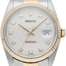 Rolex — Rolex Datejust 10P Diamond Computer Dial 16233G(P) K18YG/Stainle... — Watch — resale