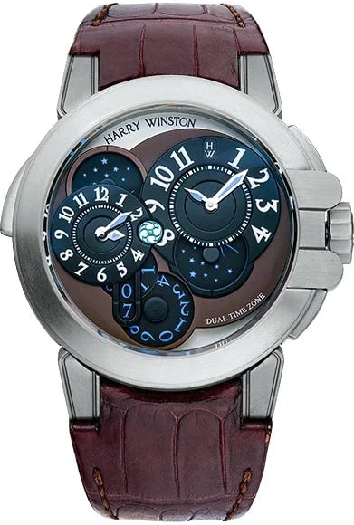 Worldofluxuryus — Harry Winston Ocean Dual Time Project Z4 Zalium — Watch — resale
