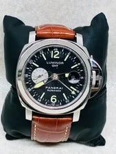 Panerai — Panerai Luminor GMT Automatic Black Dial Leather Strap — Watch — resale