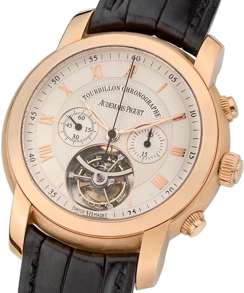 Worldofluxuryus — Audemars Piguet Jules Audemars Tourbillon Chronograph 18K Rose Gold — Watch — resale