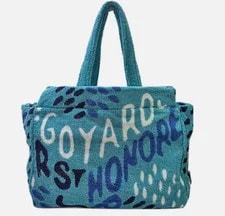 Goyard — Goyard 2025 Limited Edition Cotton Terry Eponge H 12.5 X W 15.3 X D 5.1 in — Handbag — resale