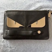 Fendi — Fendi Baguette Monster Metal Plate — Handbag — resale