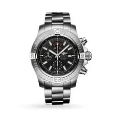 Breitling — Breitling Super Avenger 48 Black Dial Stainless Steel A13375101B1A1 — Watch — resale