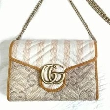 Gucci — Gucci GG Marmont Chain Wallet From Japan — Handbag — resale