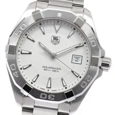 TAG Heuer — TAG Heuer Aquaracer WAY1111 Silver Dial Quartz 41mm SS — Watch — resale