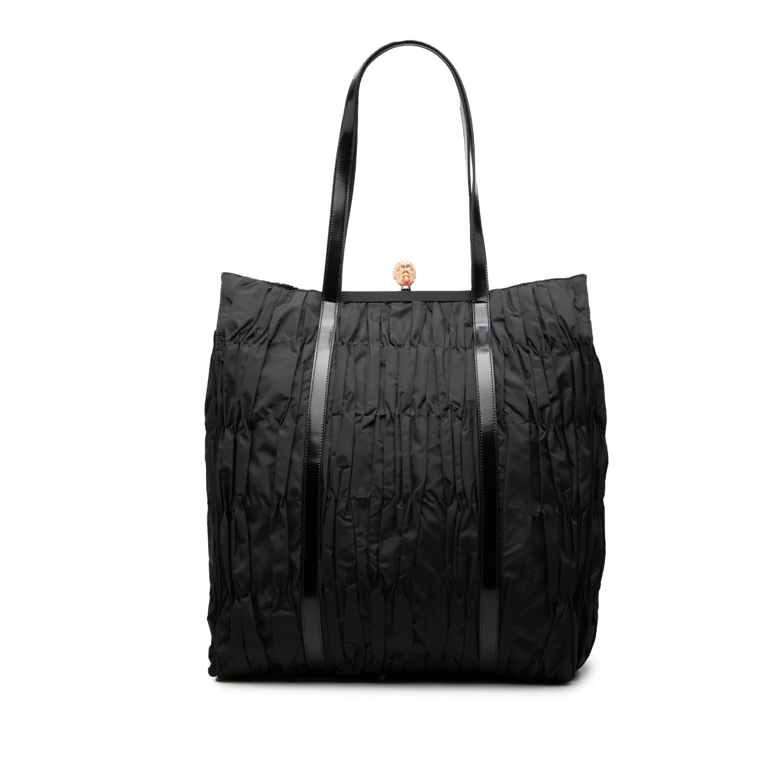Prada — Trimmed Re Pleated — Handbag — resale