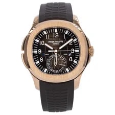 Patek Philippe — Patek Philippe Aquanaut Dual Time 18kt Rose Gold 5164R-001 — Watch — resale