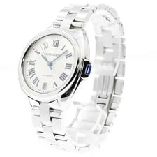 Cartier — Cartier CLÉ DE WSCL0006 35mm SS Silver #C4910 — Watch — resale