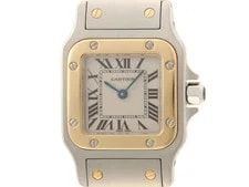 Cartier — Cartier Santos Galbee SM W20012C4 Stainless Steel 23mm Beige Dial Quartz #DW1098 — Watch — resale