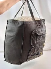 Fendi — Authentic Fendi Pequin Striped — Handbag — resale