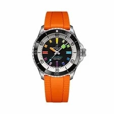 Breitling — Breitling Superocean Automatic 42 Rainbow Dial Rubber Strap — Watch — resale
