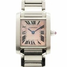 Cartier — Cartier Tank Francaise SM W51028Q3 Pink Dial From Japan — Watch — resale