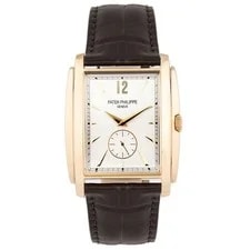 Patek Philippe — Patek Philippe Gondolo Yellow Gold Silver Dial 33.4X43mm 5124J-001 — Watch — resale