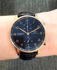 IWC — IWC Portugieser Rose Gold Chronograph Ref. IW371415 — Watch — resale