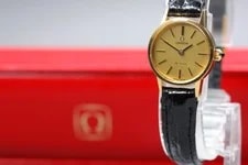 W/ Box Omega de Ville Cal.625 Gold Dial 20mm Manual Japan — Watch — resale