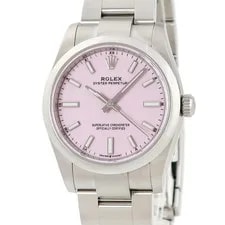 Rolex — Rolex Oyster Perpetual 124200 Automatic 34mm Pink Steel #HD161 — Watch — resale