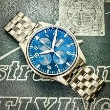 IWC — IWC Pilot’s Chronograph “Le Petit Prince” | Ref. IW377717 | Blue Dial | Full Set — Watch — resale