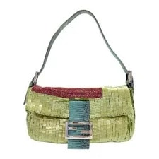 Fendi — Fendi Baguette Trim Beaded — Handbag — resale