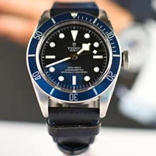 Tudor — Tudor Black Bay 41mm Blue Bezel Black Dial Auto Chronometer 200m Box Papers — Watch — resale