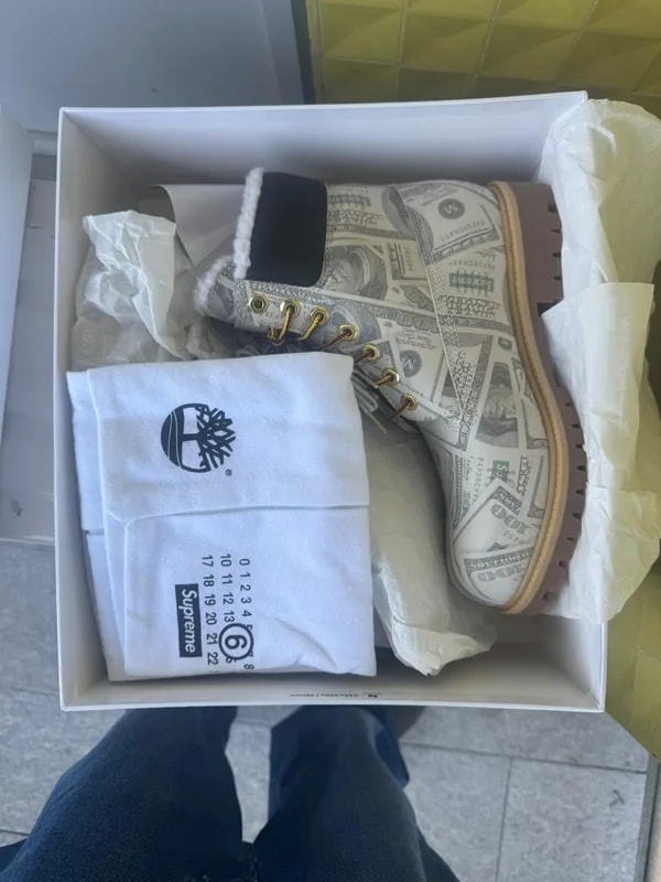 Supreme — Supreme Margiela Money Timberlands — Handbag — resale