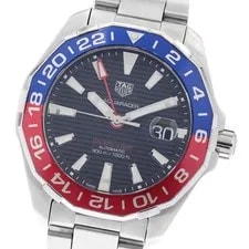 TAG Heuer — TAG Heuer WAY201F.BA0927 Aquaracer Caliber 7 GMT Automatic Black F/S — Watch — resale