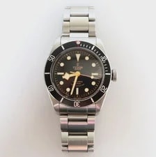 Tudor — Tudor Black Bay 41mm Pink "Smiley" Dial 79220N With 2017 — Watch — resale