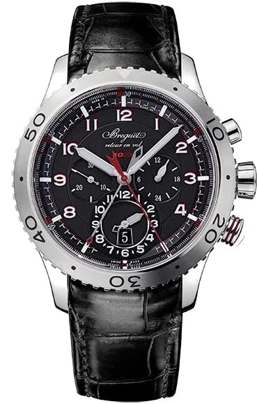 Worldofluxuryus — Breguet Type XXI GMT Flyback Chronograph Stainless Steel — Watch — resale