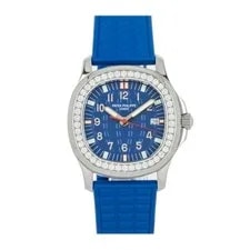 Patek Philippe — Patek Philippe Aquanaut Steel Quartz 36mm Blue Dial Diamond 5067A-014 — Watch — resale
