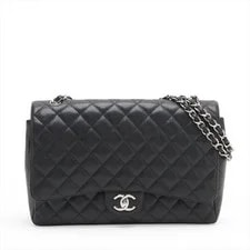 Chanel — Chanel Dekamatrasse 34 Grained Double Flap Double Chain — Handbag — resale