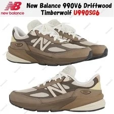 New Balance — New Balance 990V6 Driftwood Timberwolf U990SG6 Size — Sneaker — resale