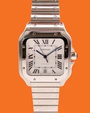 Cartier — Cartier Santos 39.8mm WSSA0018 White Dial Large 2024 — Watch — resale